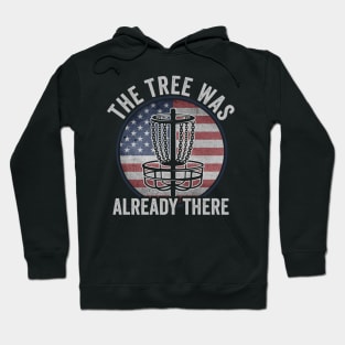 Funny Disc Golf Player Saying USA American Flag Hoodie